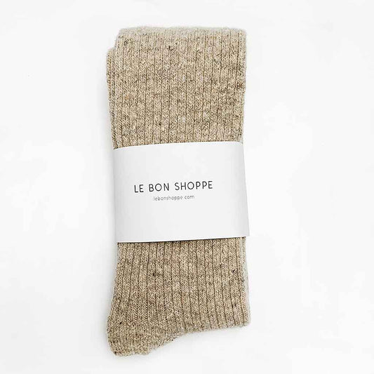 Le Bon Shoppe Arctic Socks - Pebble - re-souL