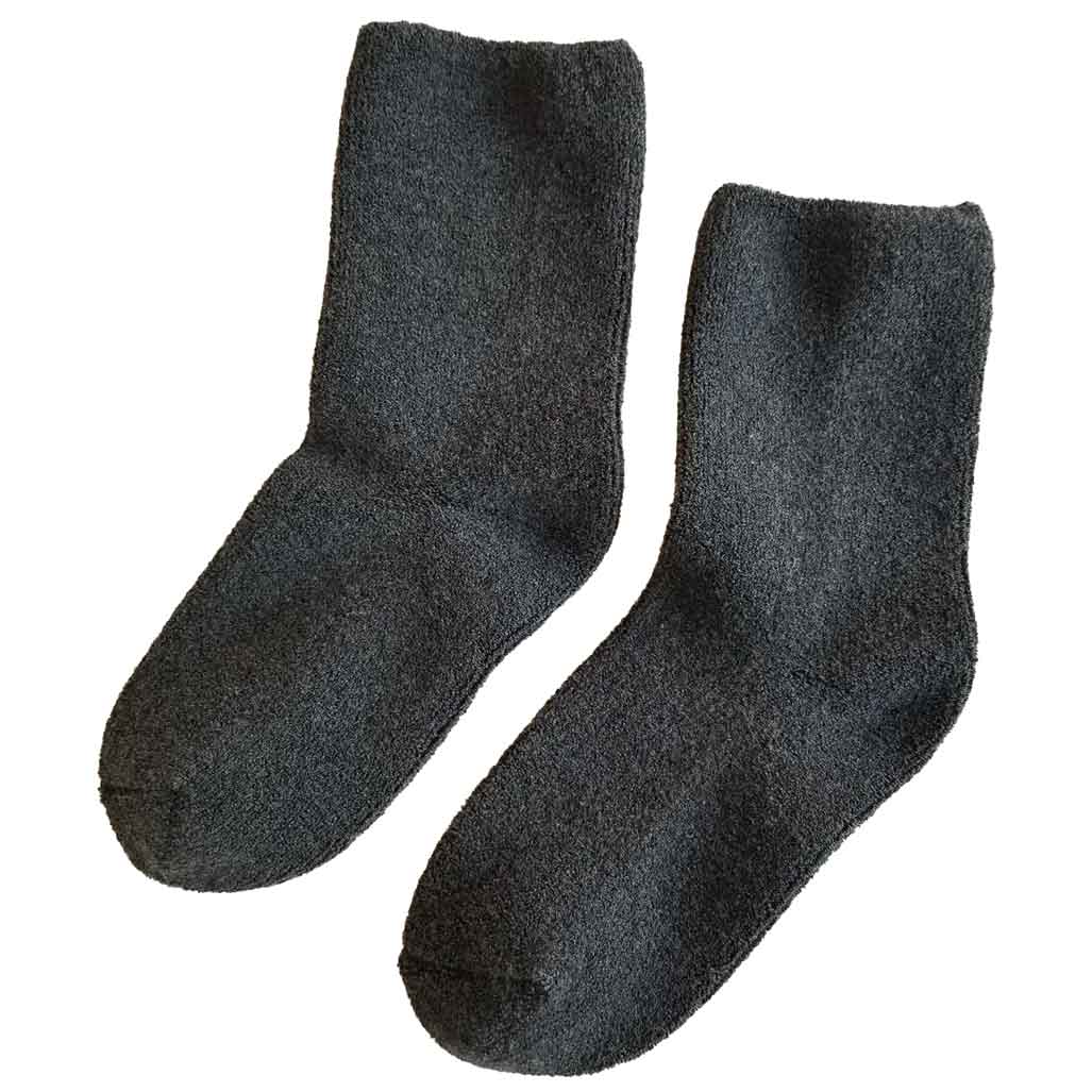 Le Bon Shoppe Cloud Socks - Charcoal - re-souL