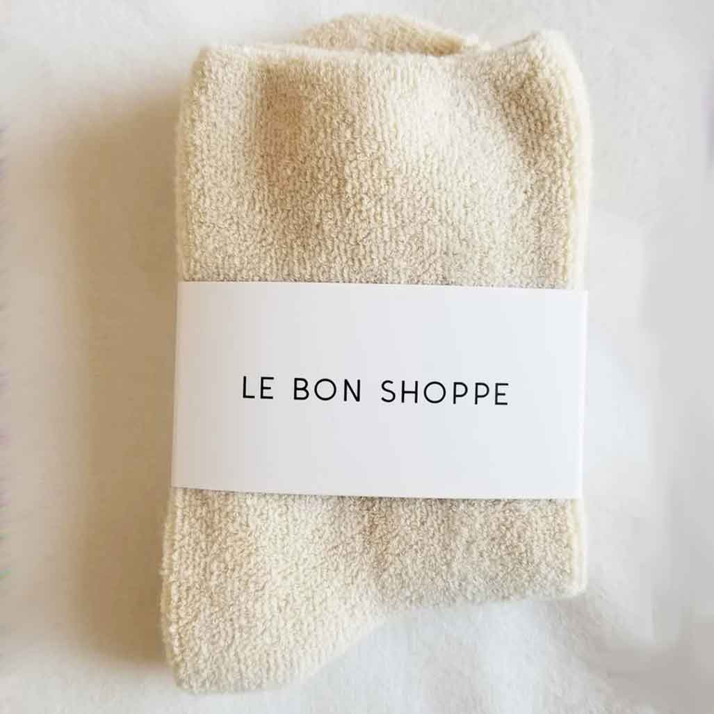 Le Bon Shoppe Cloud Socks - Ecru - re-souL