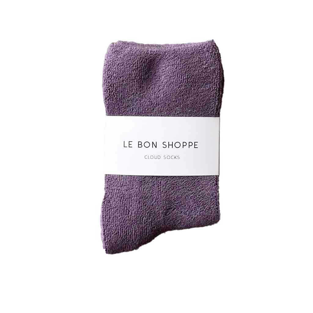 Le Bon Shoppe Cloud Socks - Plum - re-souL