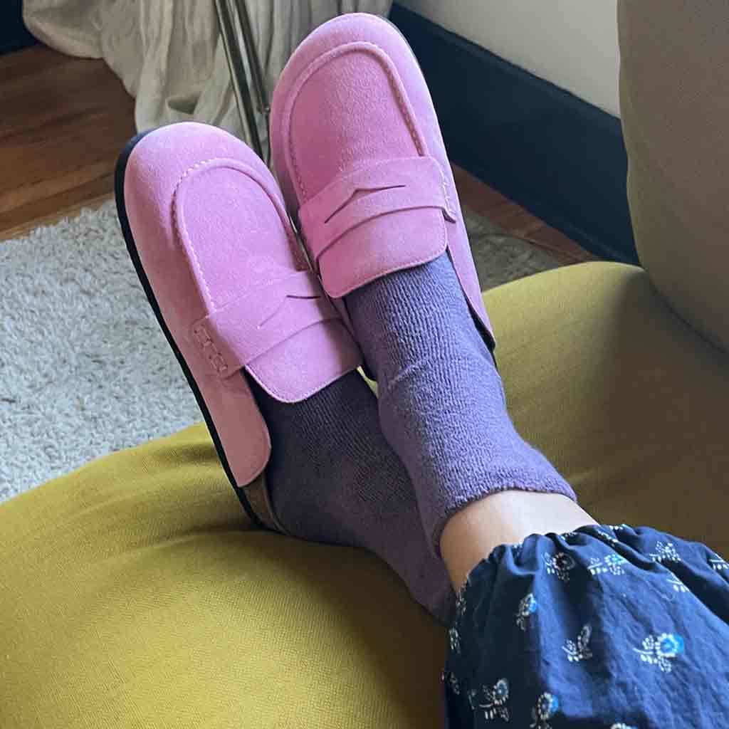 Le Bon Shoppe Cloud Socks - Plum - re-souL