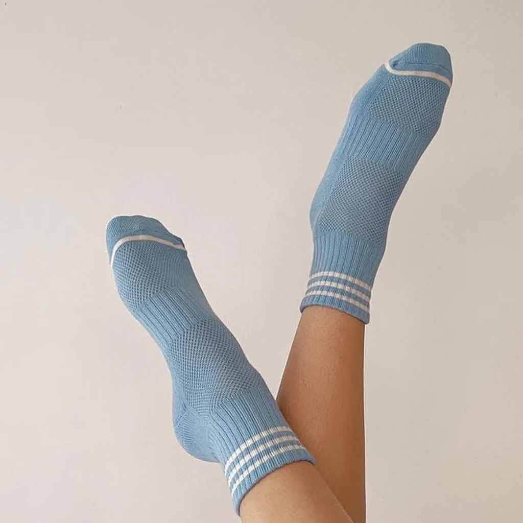 Le Bon Shoppe Girlfriend Socks - Parisian Blue - re-souL