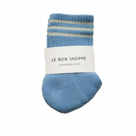 Le Bon Shoppe Girlfriend Socks - Parisian Blue - re-souL