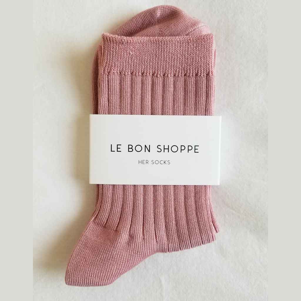 Le Bon Shoppe Her Socks -Desert Rose - re-souL