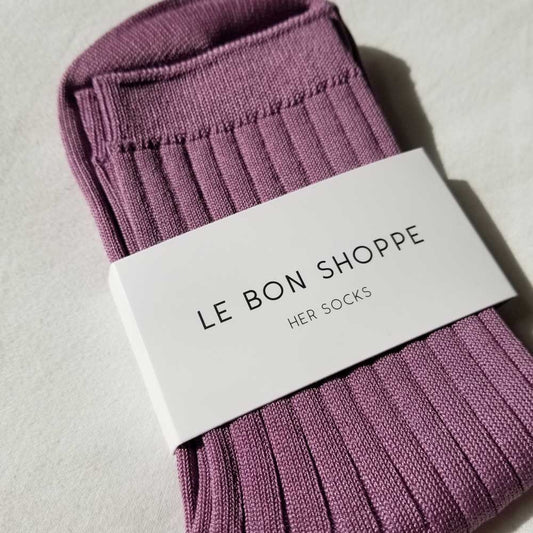 Le Bon Shoppe Her Socks - Orchid - re-souL