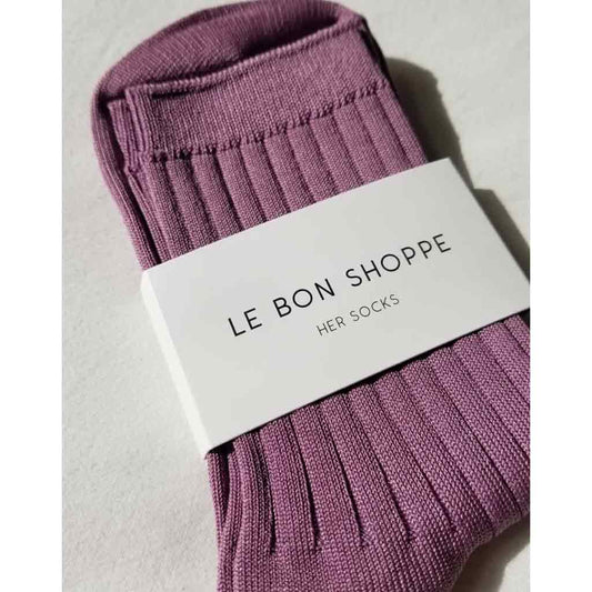 Le Bon Shoppe Her Socks - Orchid - re-souL