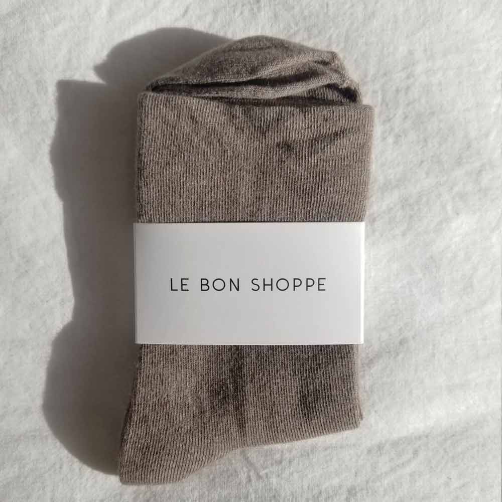 Le Bon Shoppe Sneaker Socks - Cocoa - re-souL