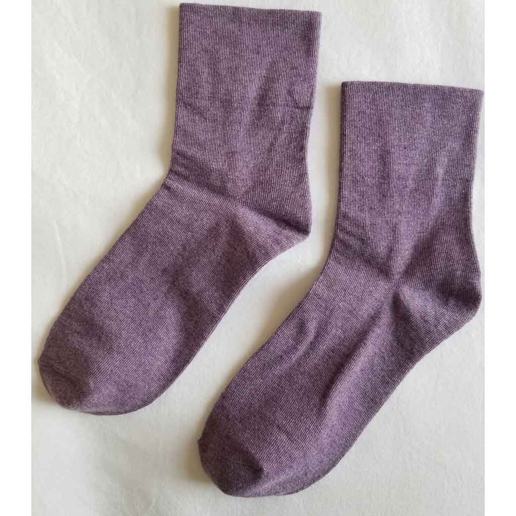Le Bon Shoppe Sneaker Socks - Purple - re-souL