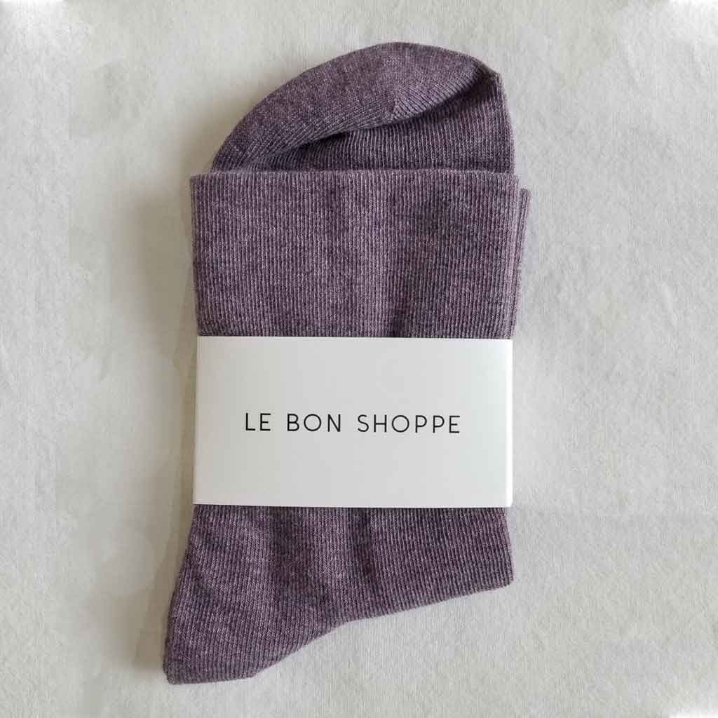 Le Bon Shoppe Sneaker Socks - Purple - re-souL