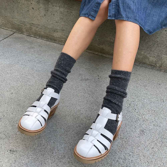 Le Bon Shoppe Snow Socks - Charcoal - re-souL