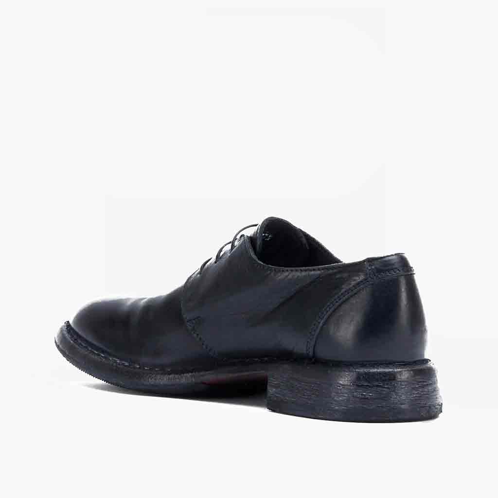 MOMA Italian Lace-Up Oxford - Black - re-souL