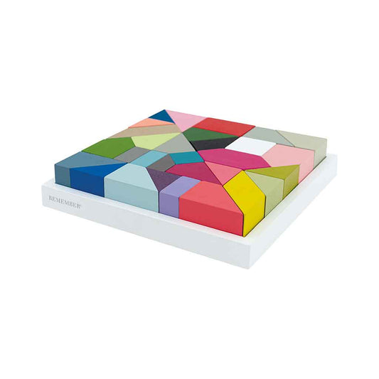 Remember Multicolor Wood Puzzle Set - re-souL