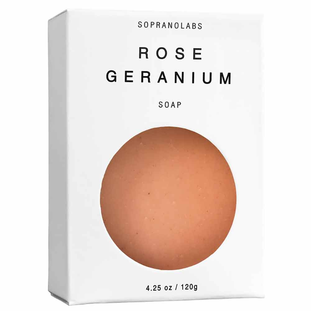 SopranoLabs Rose Geranium Vegan Soap - re-souL