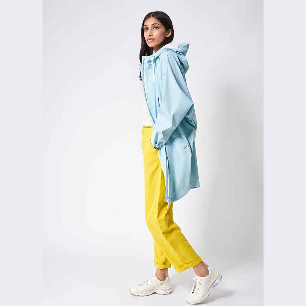 Tanta Rainwear Sky Jacket Rain Poncho - Blue Glow - re-souL