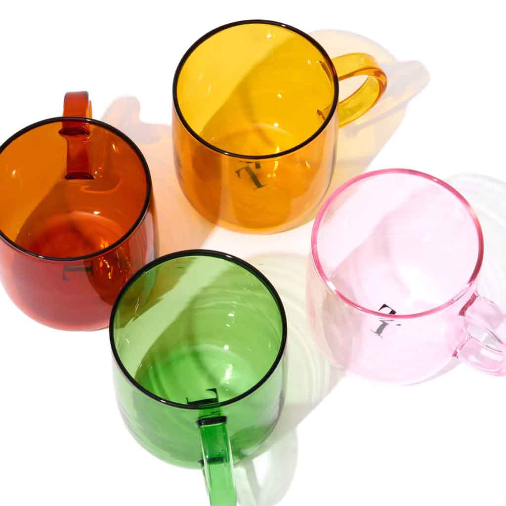 Teaspressa Glass Mug - Yellow - re-souL