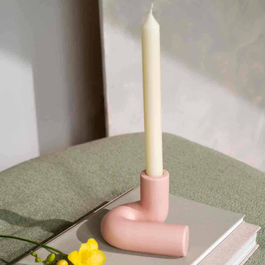Templo Candle Holder - Pink - re-souL