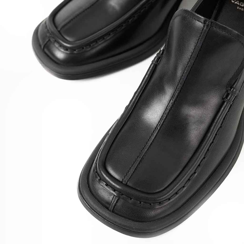 Vagabond Shoemakers Ansie Heeled Loafer - Black - re-souL