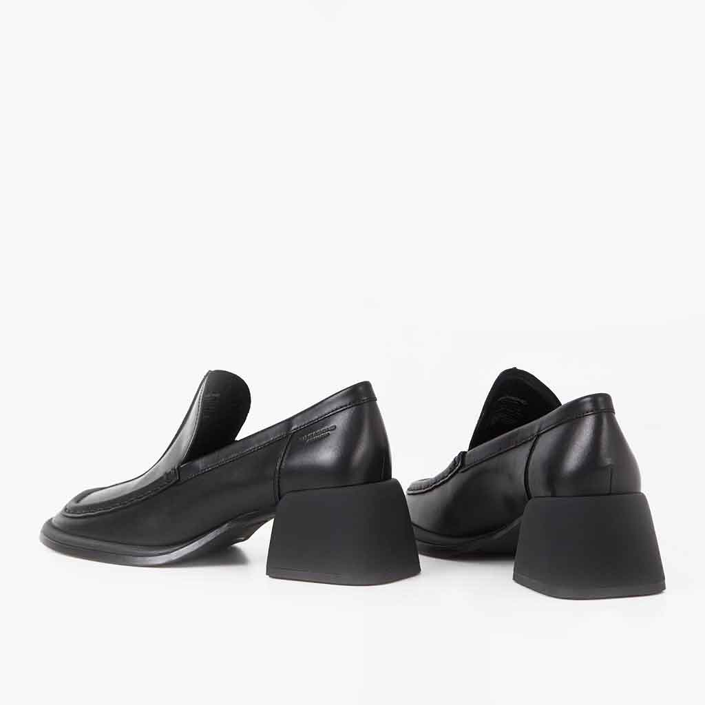 Vagabond Shoemakers Ansie Heeled Loafer - Black - re-souL