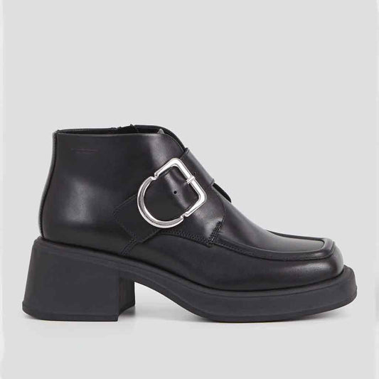 Vagabond Shoemakers Dorah Monkstrap Boot - Black - re-souL