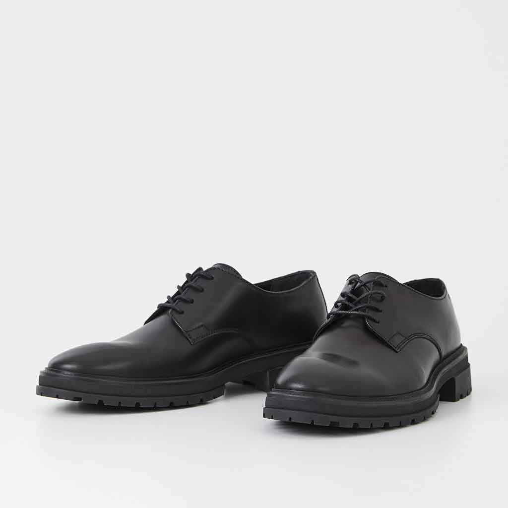 Vagabond Shoemakers Johnny Lace-Up Shoe for Men - Black - re-souL