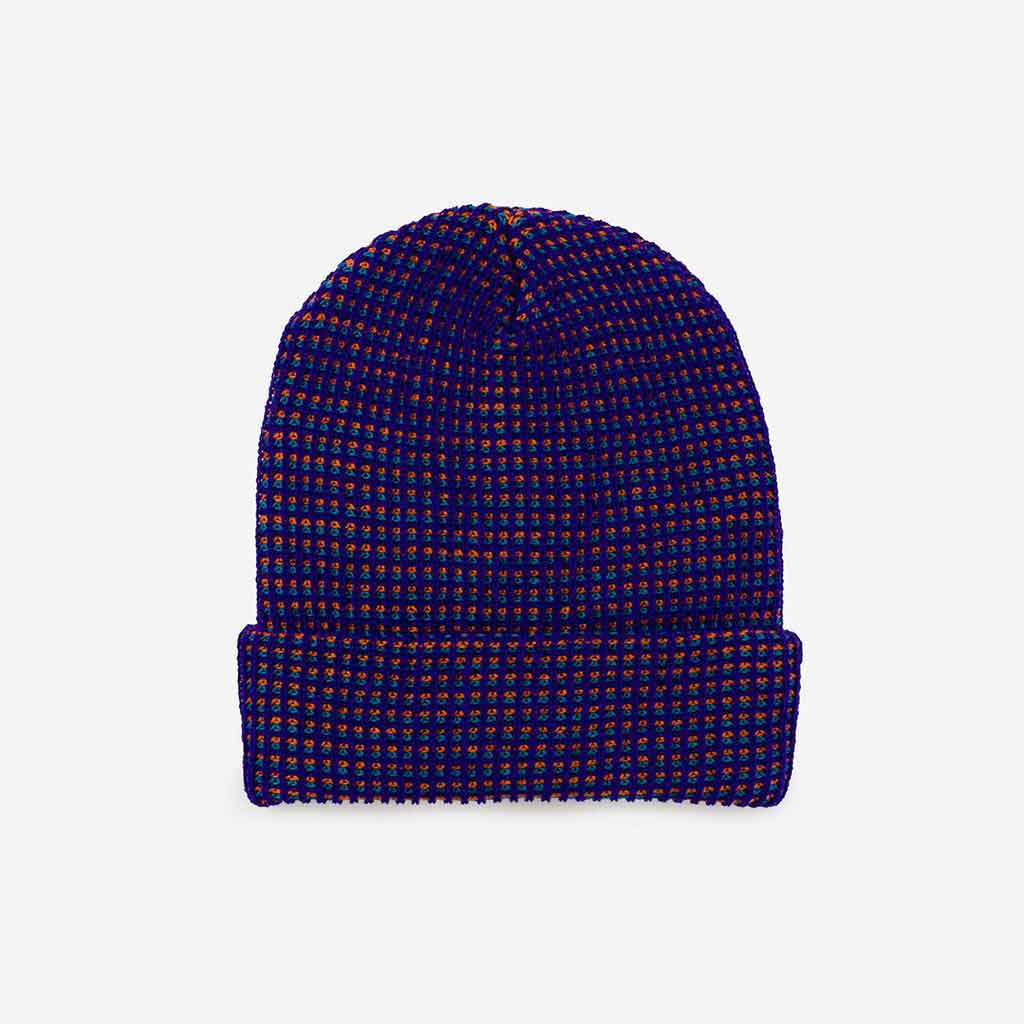 Verloop Simple Grid Hat - Indigo - re-souL