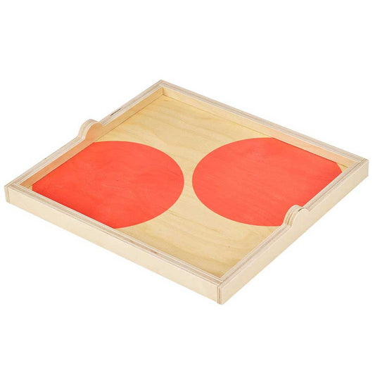 Wolfum Coral Dot Square Tray - re-souL