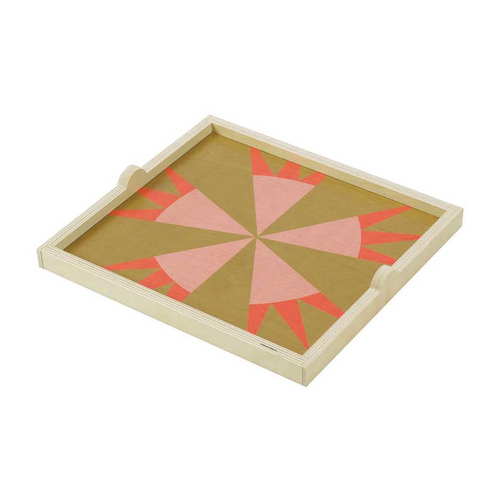 Wolfum Star Olive Square Tray - re-souL